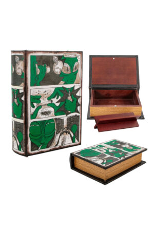 Livro de madeira - Alien