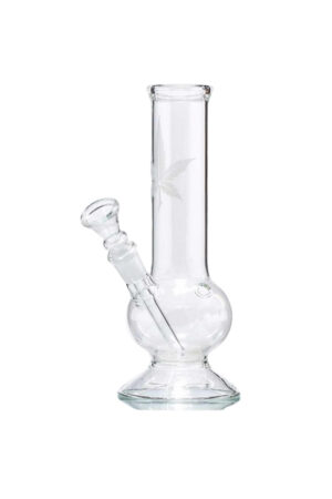 Bongo de vidro Leaf 21cm - médio robusto