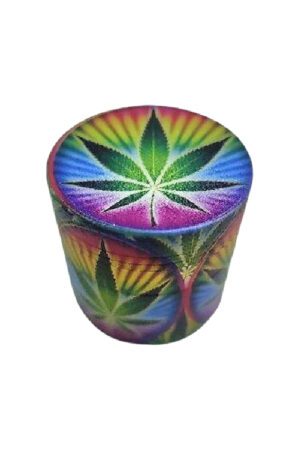 Grinder metal 40mm 4P Folha com arco iris