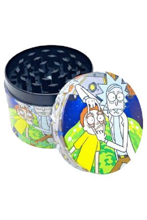 Grinder metal 40mm 4P Rick & Morty Olhos Abertos