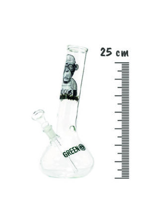 Bongo de vidro Monkey Greenline 25cm