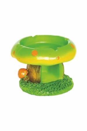 Cinzeiro de ceramica - Cogumelo verde