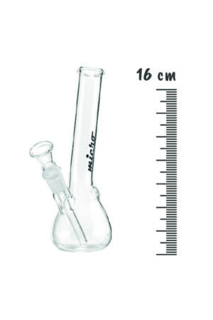 Bongo de vidro micro 16cm diag - médio