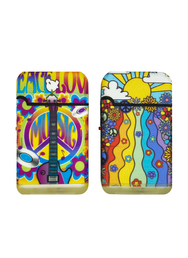 Isqueiro Double Jet Flame – Coleção Hippie